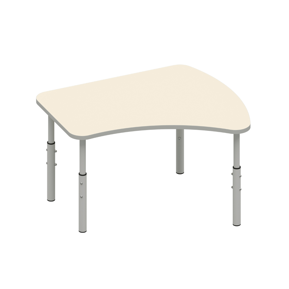 Стіл дитячий "Острівець", на круглій металевій трубі, регулюється на ростові групи № 1-3, АЛМАНТ, 750х630х460-580 мм.